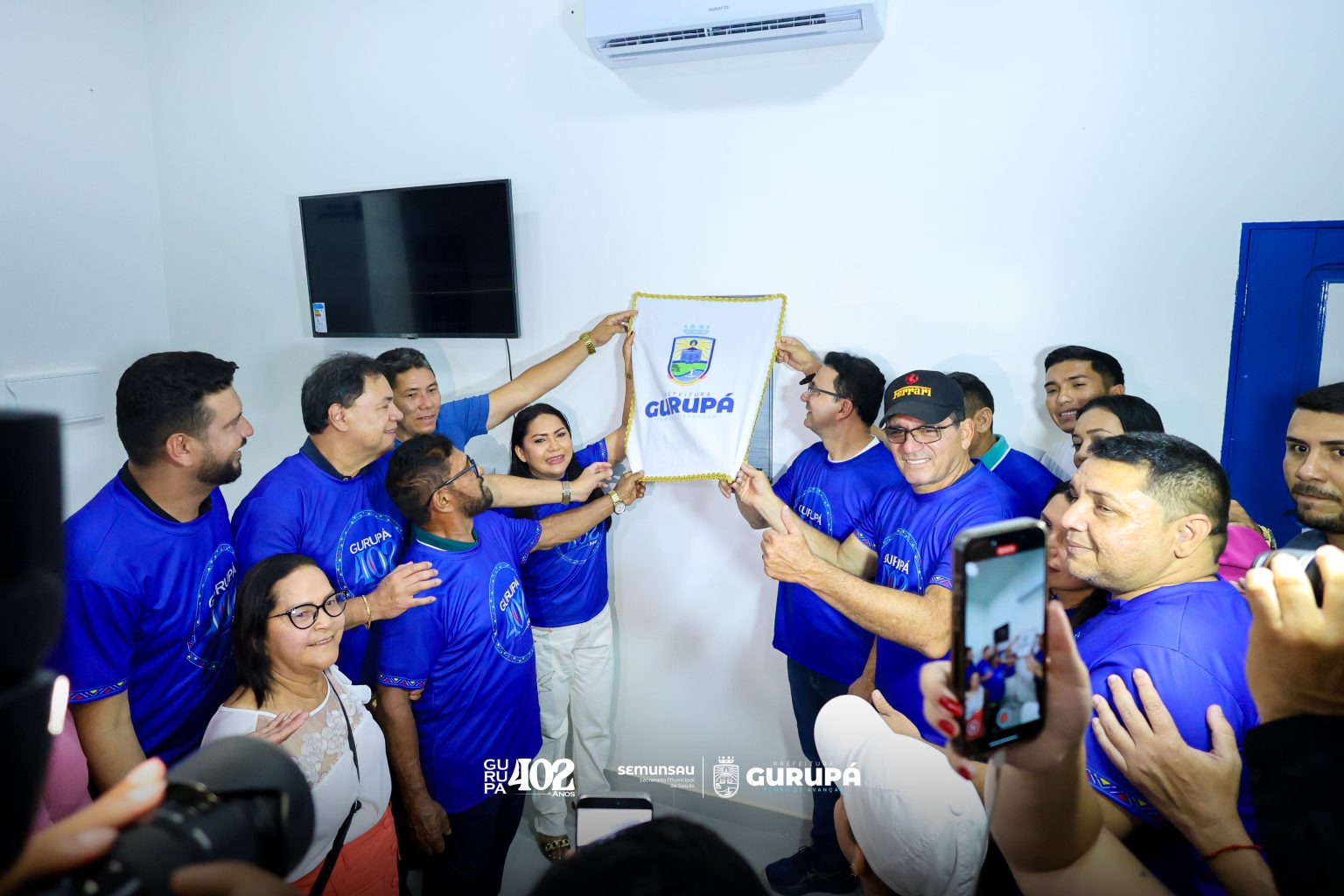 PREFEITURA DE GURUPÁ ENTREGA NOVA UNIDADE DE ESTRATÉGIA DE SAÚDE DA FAMÍLIA NOSSA SENHORA DE FÁTIMA/CONCEIÇÃO